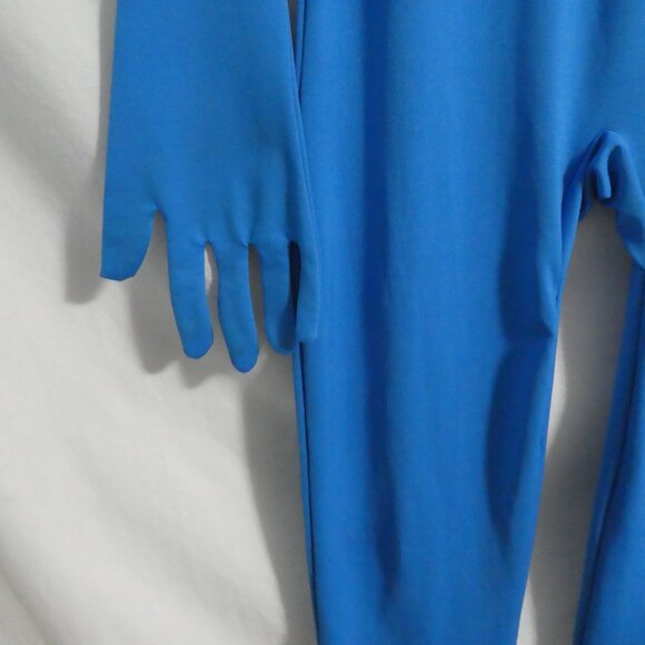 Blue Man Jumpsuit | large 12-14 years | Spandex Second Skin Full Bodysuit - Picture 11 of 13